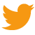 Twitter Logo Orange